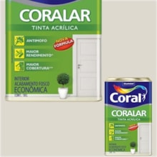 Tinta Acrílica Coralar Branco Gelo 18L - Coral