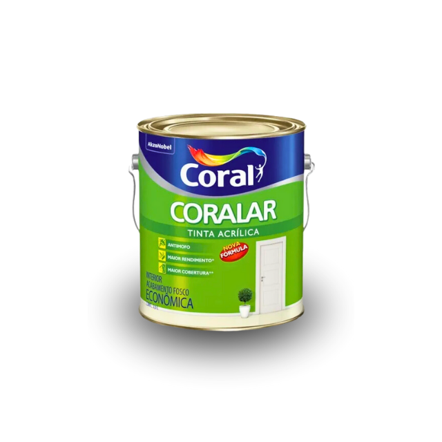 Tinta Acrílica Coralar Concreto 3,6L - Coral Tinta Acrílica Coralar Concreto 3,6L - Coral