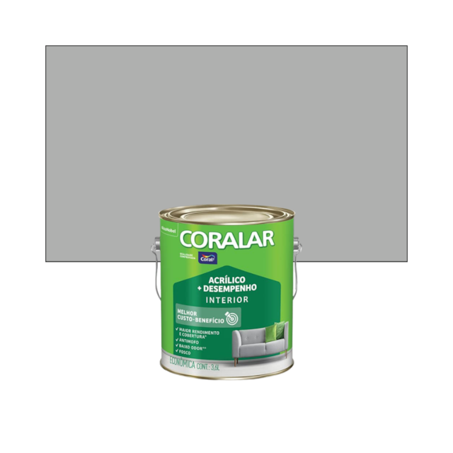 Tinta Acrílica Coralar Dia Nublado 3,6L - CORAL