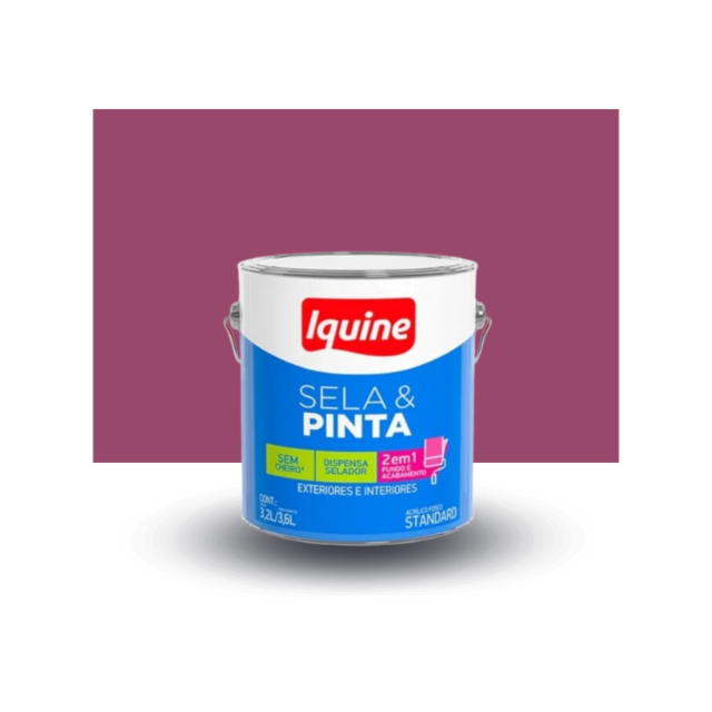 Tinta Acrílica Fosco Sela e Pinta Frevo 3,6L - IQUINE