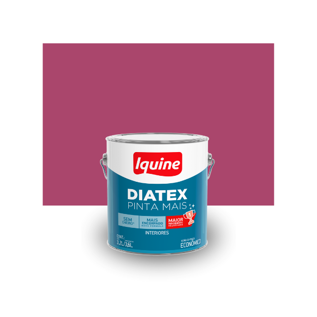 Tinta Acrílica Fosco Sela e Pinta Frevo 3,6L - IQUINE Tinta Acrílica Fosco Sela e Pinta Frevo 3,6L - IQUINE