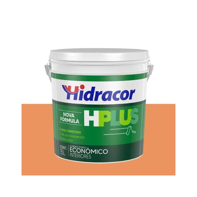 Tinta Acrílica Hplus Flamingo 15L - Hidracor