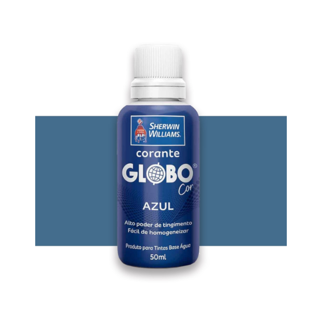 Tinta Bisnaga 50ml Azul - GLOBO