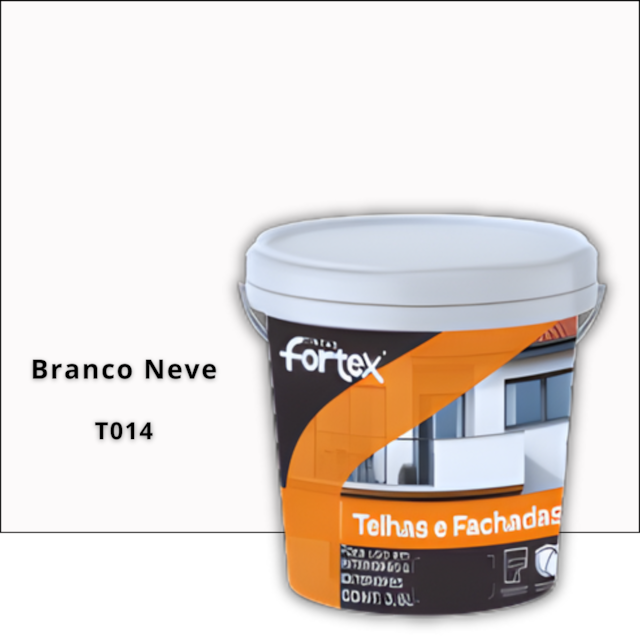 Tinta Emborrachada Branco Neve 3,6L - FORTEX Tinta Emborrachada Branco Neve 3,6L - FORTEX