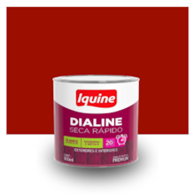 Tinta Esmalte Dialine Seca Rápido Vermelho 900ml  - Iquine 