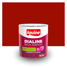 Tinta Esmalte Dialine Seca Rápido Vermelho 900ml  - Iquine  Tinta Esmalte Dialine Seca Rápido Vermelho 900ml  - Iquine