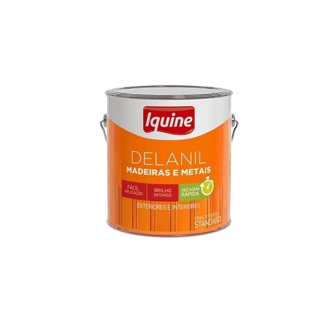 Tinta Esmalte Sintético Delanil Branco Gelo 3,6L - Iquine 