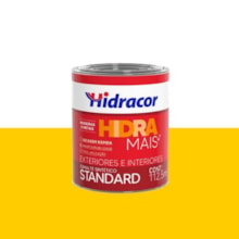 Tinta Esmalte Sintético Hidramais Brilhante Amarelo 112,5ml - Hidracor 