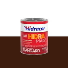 Tinta Esmalte Sintético Hidramais Brilhante Marrom Tabaco 112,5ml - Hidracor 