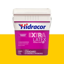 Tinta Extralatex Amarelo Canário 15L - HIDRACOR