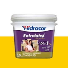 Tinta Extralatex Amarelo Canário 3,6L - HIDRACOR