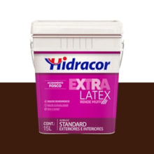 Tinta Extralatex Chocolate 15L - HIDRACOR