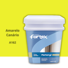 Tinta Fortcryl Amarelo Canário 15L - FORTEX