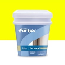 Tinta Fortcryl Amarelo Canário 15L - Fortex