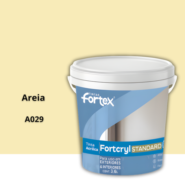 Tinta Fortcryl Areia 3,6L - Fortex
