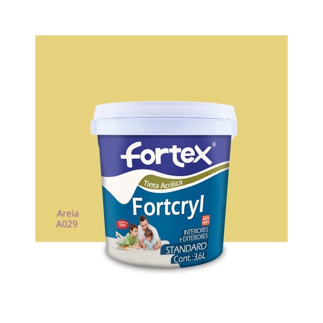 Tinta Fortcryl Areia 3,6L - Fortex