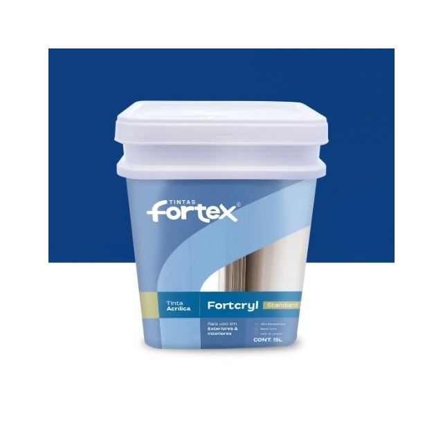 Tinta Fortcryl Azul Especial 15L - FORTEX Tinta Fortcryl Azul Especial 15L - FORTEX