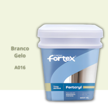 Tinta Fortcryl Branco Gelo 15L - FORTEX