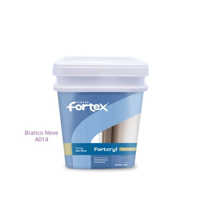 Tinta Fortcryl Branco Neve 15L - Fortex