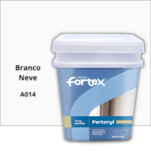 Tinta Fortcryl Branco Neve 15L - FORTEX Tinta Fortcryl Branco Neve 15L - FORTEX