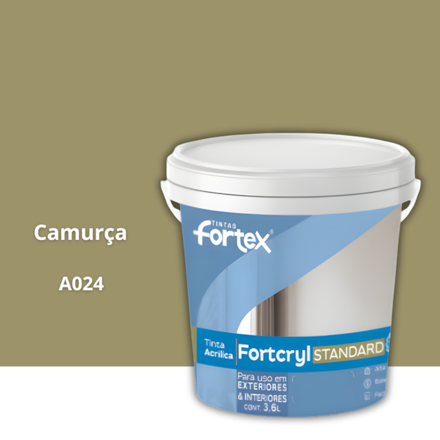 Tinta Fortcryl Camurça 3,6L - Fortex Tinta Fortcryl Camurça 3,6L - Fortex