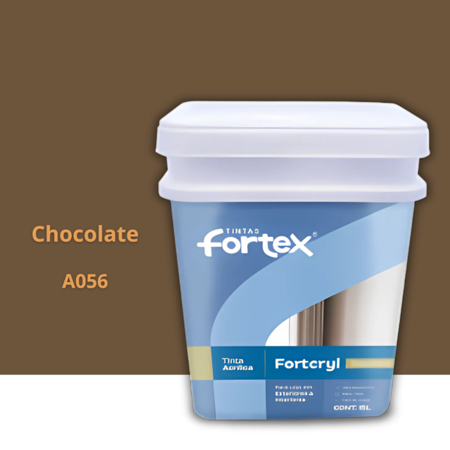 Tinta Fortcryl Chocolate 15L - FORTEX