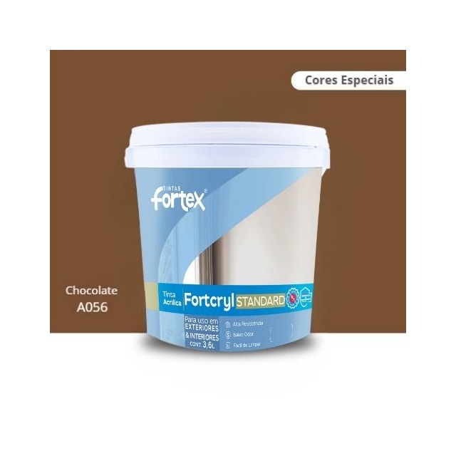 Tinta Fortcryl Chocolate 3,6L - Fortex