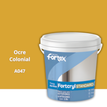 Tinta Fortcryl Ocrê Colonial 3,6L - FORTEX