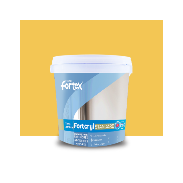 Tinta Fortcryl Ocre Marajó 3,6L - Fortex