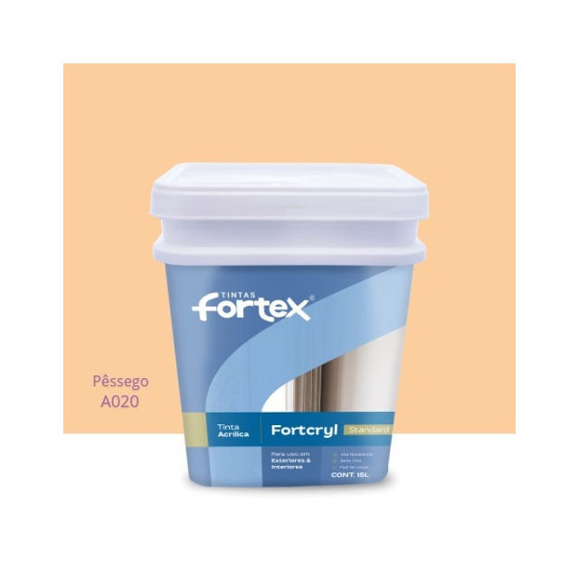 Tinta Fortcryl Pêssego 15L - Fortex
