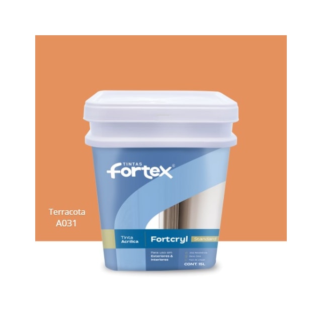 Tinta Fortcryl Terracota 15L - Fortex