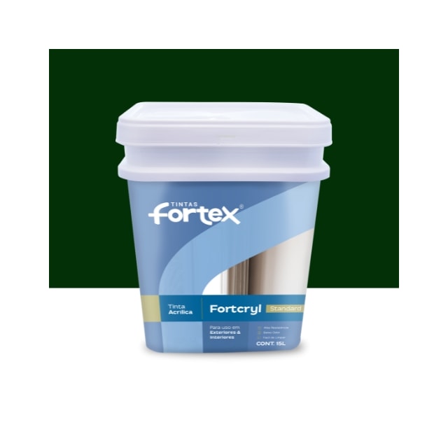 Tinta Fortcryl Verde Floresta 15L - Fortex