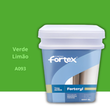 Tinta Fortcryl Verde Limão 15L - FORTEX Tinta Fortcryl Verde Limão 15L - FORTEX