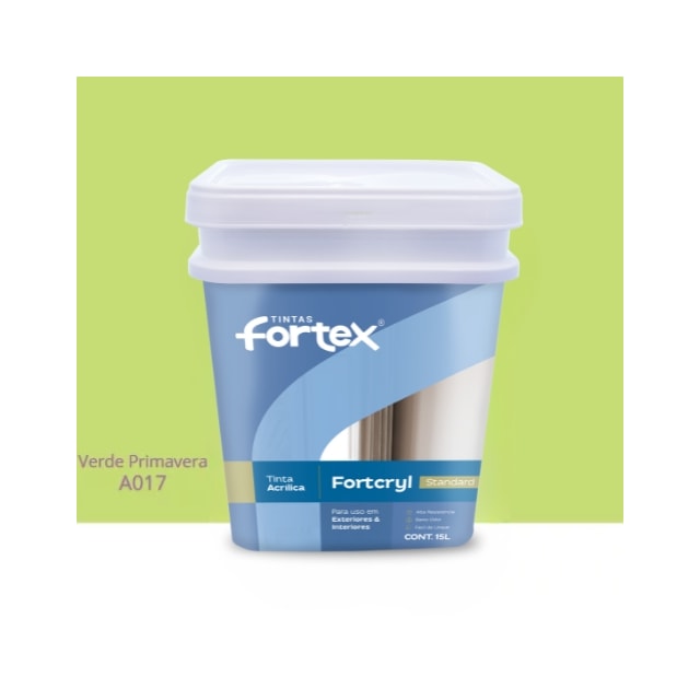 Tinta Fortcryl Verde Primavera 15L - Fortex