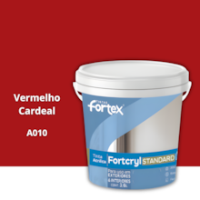Tinta Fortcryl Vermelho Cardeal 3,6L - Fortex