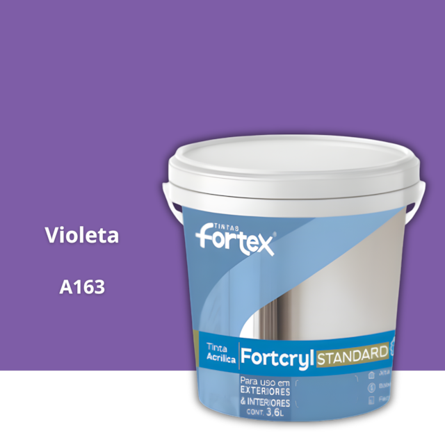 Tinta Fortcryl Violeta 3,6L - Fortex Tinta Fortcryl Violeta 3,6L - Fortex
