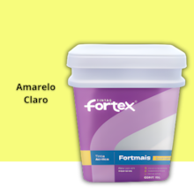 Tinta Fortmais Amarelo Claro 15L - FORTEX