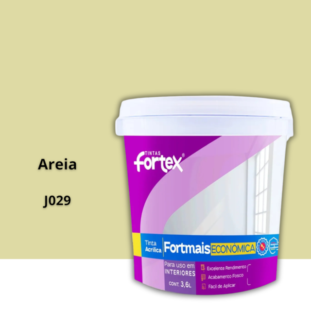 Tinta Fortmais Areia 3,6L - Fortex Tinta Fortmais Areia 3,6L - Fortex