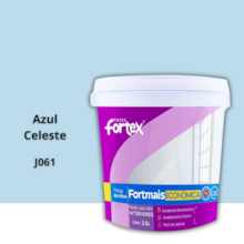 Tinta Fortmais Azul Celeste 3,6L - Fortex