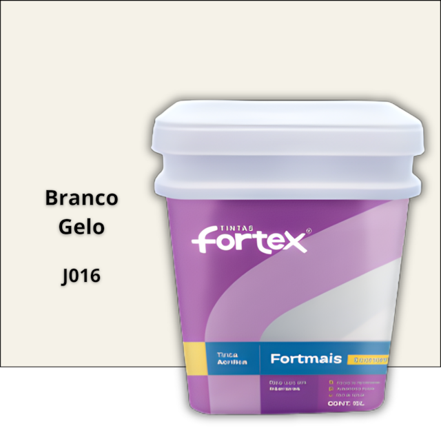 Tinta Fortmais Branco Gelo 15L - FORTEX