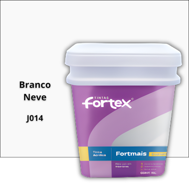 Tinta Fortmais Branco Neve 15L - FORTEX