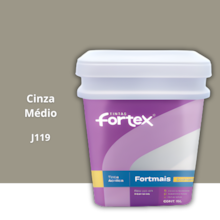 Tinta Fortmais Cinza Médio 15L - FORTEX