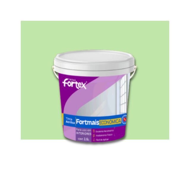 Tinta Fortmais Coco Verde 3,6L - FORTEX