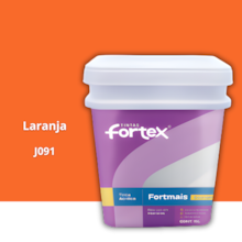 Tinta Fortmais Laranja 15L - FORTEX