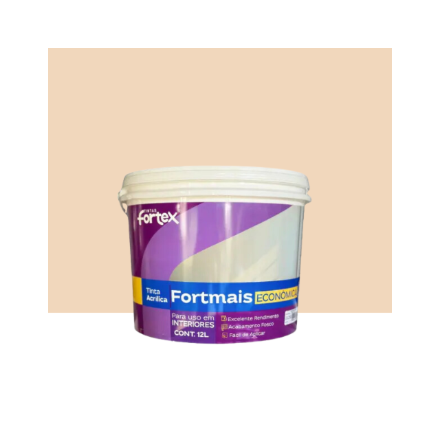 Tinta Fortmais Marfim 12L - FORTEX Tinta Fortmais Marfim 12L - FORTEX