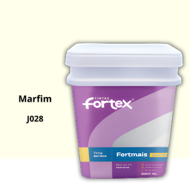 Tinta Fortmais Marfim 15L - FORTEX