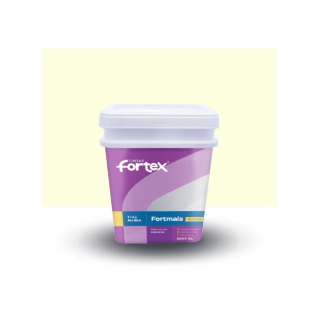 Tinta Fortmais Marfim Suave 15L - FORTEX