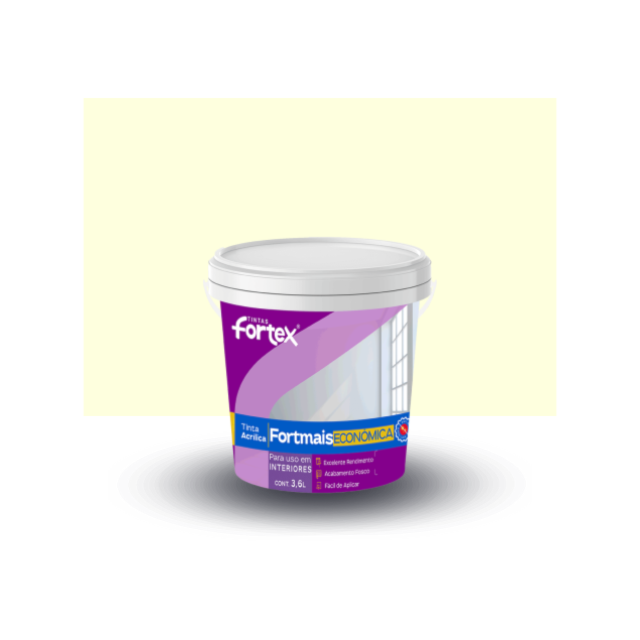 Tinta Fortmais Marfim Suave 3,6L - FORTEX