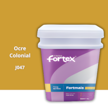 Tinta Fortmais Ocre Colonial 15L - FORTEX Tinta Fortmais Ocre Colonial 15L - FORTEX
