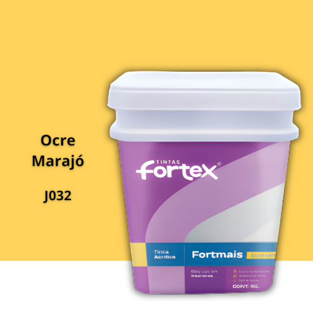 Tinta Fortmais Ocre Marajó 15L - FORTEX
